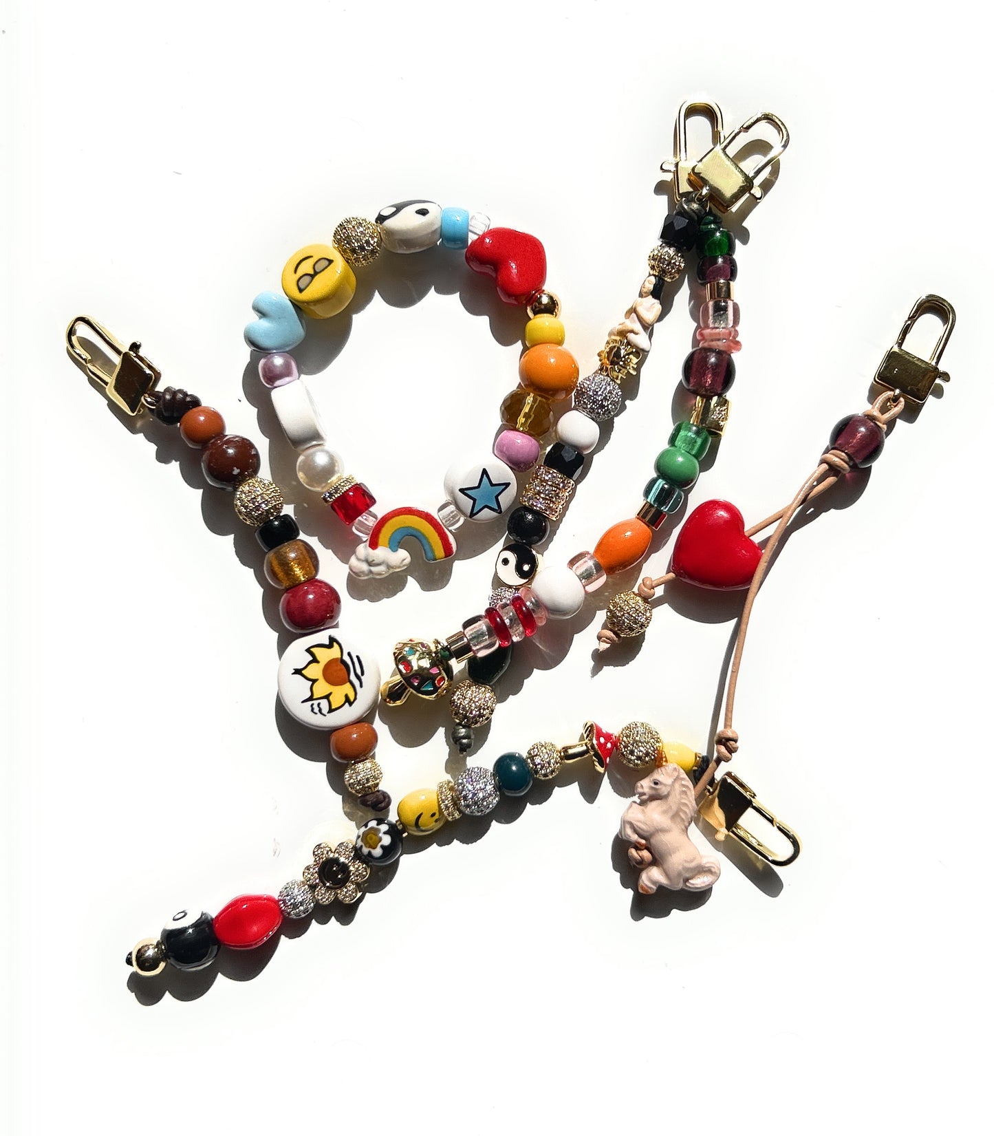 Gold Shroomin Bag Charm