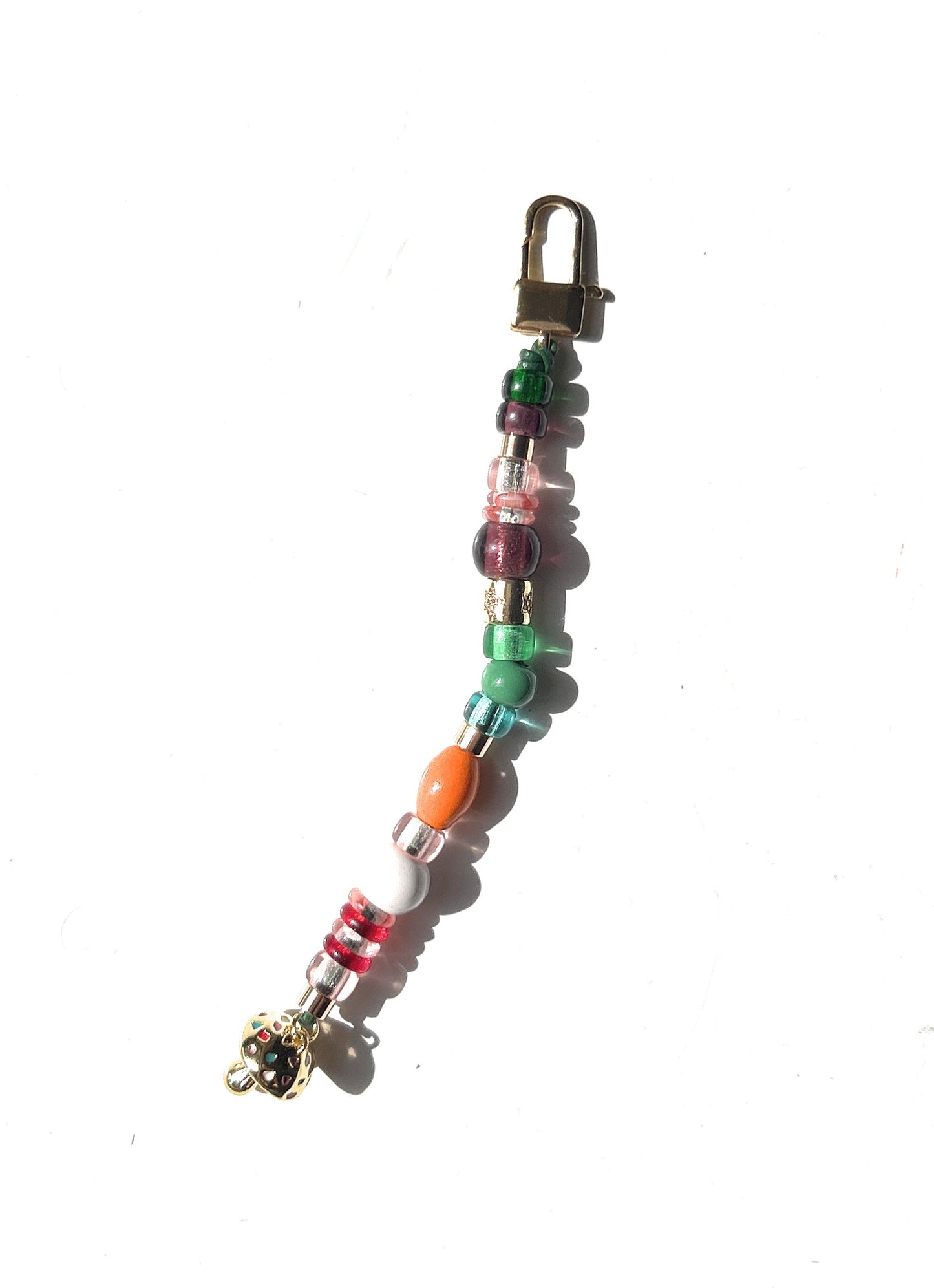 Gold Shroomin Bag Charm