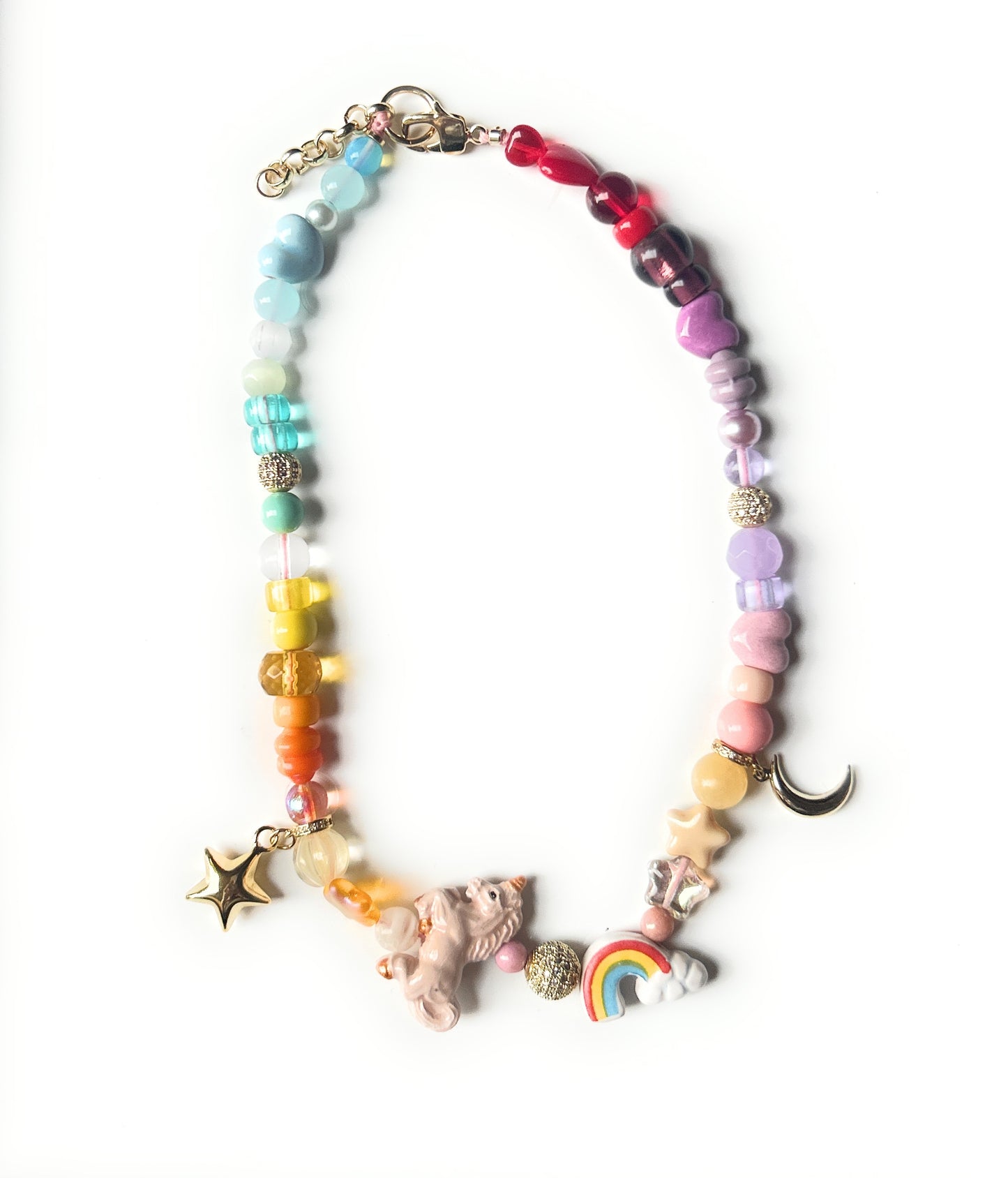 Unicorns and Rainbows Peruvian Necklace