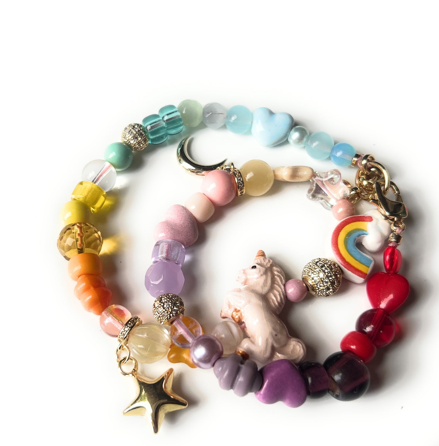 Unicorns and Rainbows Peruvian Necklace